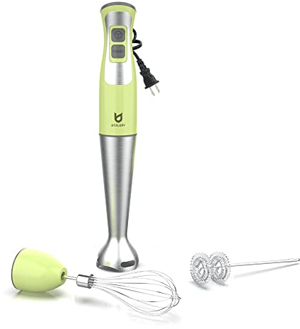 Werpower Immersion Hand Blender, Utalent 3-in-1 8-Speed Stick Blender with Milk Frother, Egg Whisk for Coffee Milk Foam, Puree Baby.
