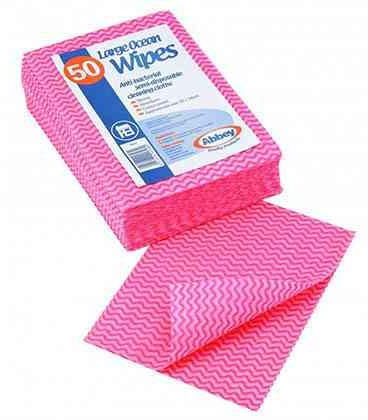 Robert Scott All Purpose Cloths, Red (Pack of 50)