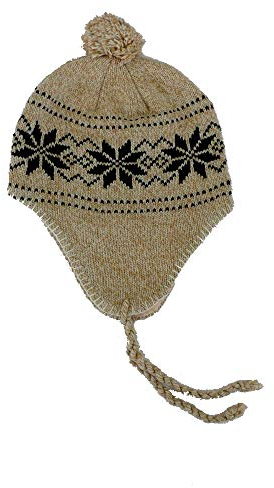 Générique Mütze Peru, modisch, Erwachsene, Männer, Frauen, Unisex, gefüttert, B10 Gr. One size, beige