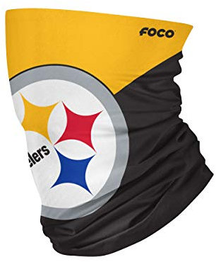 FOCO NFL Halstuch Gaiter Big Logo Schal Pittsburgh Steelers