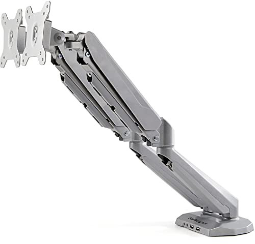 StarTech.com Monitorhalterung (duale Gelenkarme, individuel einstellbar, für 15- bis 32-Zoll-VESA-Monitore)