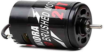 INJORA 550 RC Brossé Etanche Moteur 21T Brushed Waterproof Motor pour 1/10 Crawler Axial SCX10 AXI03007 JL 90046 Traxxas TRX4 TRX6 RC Voiture Bateau