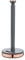 Tower T826133GRY Cavaletto Towel Pole Kitchen Roll Holder with Soft Underliner, Grey and Rose Gold