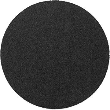 Primaflor - Ideen in Textil Weihnachtsbaum-Unterlage Diamond - Schwarz, 100cm, Tannenbaum-Bodenschutz-Matte, Runder Teppich aus Kunstrasen, Eventteppich