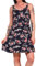 ONLY ONLKARMEN S/L Short Dress AOP WVN Noos Robe, Bleu Ciel/Fleurs Roses, 34 Femmes