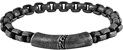 Raptor Unisex-Armband Edelstahl Magnetverschluss 22 cm Trend Mode RA50114 (grau)