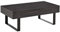 HOMCOM Couchtisch Beistelltisch Sofatisch Fernsehtisch Kaffeetisch Wohnzimmertisch mit Schublade Regale stabiles Stahlgestell einfacher Aufbau modern Holz Spanplatte Metall Dunkelgrau 110x60x40 cm