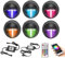 6er-Set WIFI RGB LED Terrassenbeleuchtung außen, Bodeneinbauleuchten Aussen, Einbaustrahler Bodeneinbaustrahler mit Alexa,Google Home,Wasserdicht, DC12V Ø35mm IP65