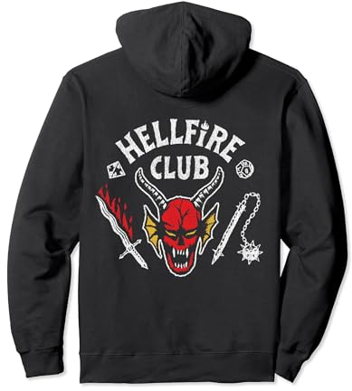 Fan-Memorabilia „Hellfire Club Classic“ mit Logo von Stranger Things Pullover Hoodie