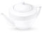 Wilmax - Teiera classica inglese - In porcellana - Servizio da tè di alta qualità - Lavabile in lavastoviglie - Ideale in set - Confezione regalo - Bianco - 900 ml
