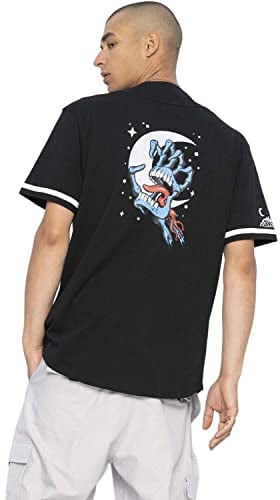 Santa Cruz Baseball Cosmic Bone T-Shirt Herren Shirt schwarz L