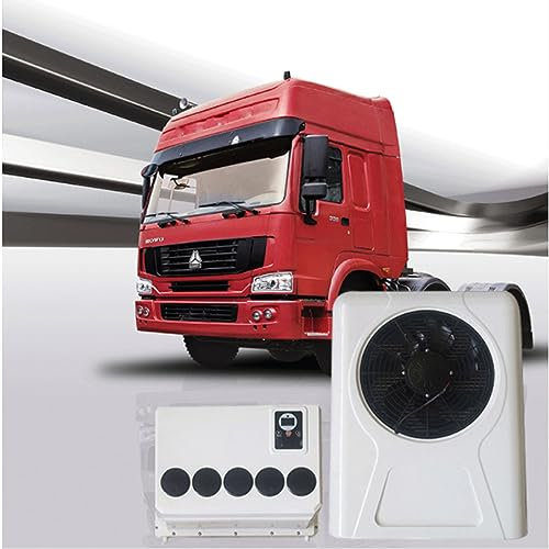 PRUJOY 12V/24V RV Air Conditioner, Electric Frequency Conversion Split Backpack Air Conditioner, Truck Air Conditioner Unit for Buses (12V)