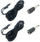 Jorixxy 2 Pieces 118/3m 3.5mm to Male Flash PC Sync Cord Cable with 6.35mm to 3.5mm Adapter for Studio Strobe Trigger Camera Lighting