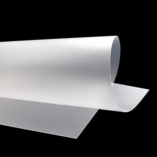 X1NGFU Brise-Vue pour Balcon,Paravent Couverture de Confidentialité Écran,Translucide Balcon Visière,Résistant Aux UV Vent Imperméable,Plastique PP,pour Fenêtre,Facile à Couper (1x1m)