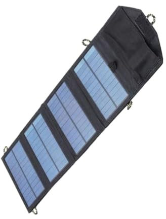 BESPORTBLE Monocrystalline Solar Panel Double Usb Portable Solar Charger for Travel Camping