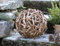 Dynamic24 Kugel Treibholz Ø 30 cm Deko Natur Holz Gartenkugel Holzkugel Treibholzkugel Garten Holz Dekoration