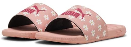 PUMA Cool Cat 2.0 Daisies JR, Sandali a Ciabatta, Pink Fruit Pink White-Almost Apricot, 38 EU