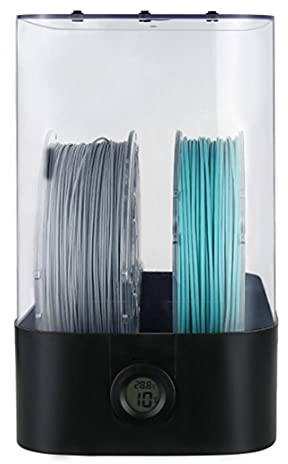 Filamentbox für 3D-Drucker, Filament-Aufbewahrungshalter zum Trockenhalten des Filaments, kompatibel mit 2 Rollen à 1 kg oder 1 Rolle à 3 kg