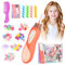 RoserRose Geschenk Mädchen 5 6 7 8 9 10 Jahre, Haarflechtmaschine Haarschmuck Mädchen Spielzeug, Kinder Hair Braiding Machine DIY Haardekorations Haarperlen für Geschenk Mädchen ab 5 Jahre