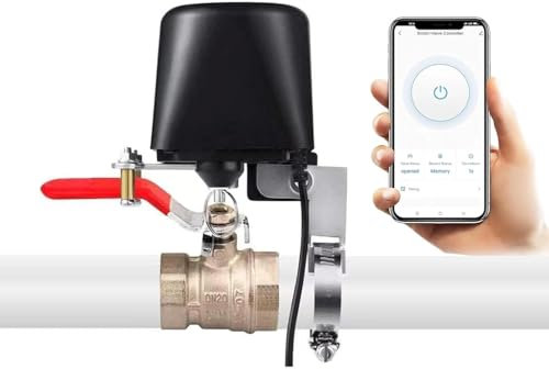UseeLink Intelligentes Wasserventil, Zigbee-Wasserventil,Zigbee-Ventil, automatischer Kugelhahn-Bewässerungstimer, kompatibel mit Alexa und Google,Zur Nutzung ist ein Zigbee-Hub erforderlich.