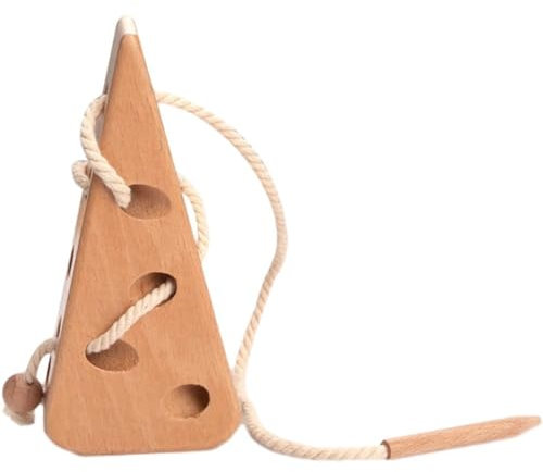 Käse-fädelspielzeug, Holz-fädelspiel, Montessori-motorikspielzeug, Vorschul-entwicklungsspielzeug Für Jungen