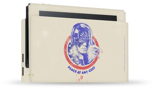 Head Case Designs Licenza Ufficiale Peacemaker: Television Series Christopher Smith & Eagly Grafica Vinile Sticker Gaming Pelle Adesivo Compatibile con Nintendo Switch Console & Dock
