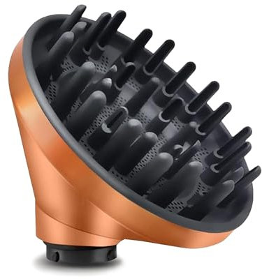 Diffusordüse für Dyson Airwrap Styler Aufsätze, Diffusordüse für Dyson Airwrap HS05 HS01, Umwandelbar für Dyson Airwrap Styler in Haartrockner, Diffusor Föhn Aufsatz (Gold)