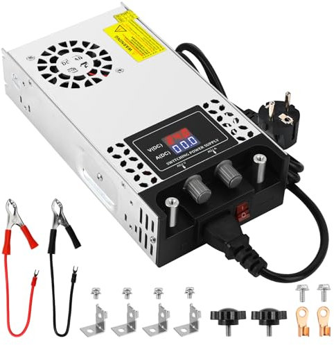 NUOWEIDE Réglable Alimentation DC 0-24V 25A 600W Transformateur 220V CA à CC 0-24V 0-25A Convertisseur 600W Alimentation Avec LED affichage Affiche clairement l'appareil sortie tension et courant