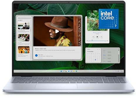 Dell Inspiron 5640 Laptop 16 FHD+ Display, Intel Core 7-150U, 16 GB DDR5 RAM, 512 GB SSD, Intel Graphics, Windows 11 Home - Ice Blue