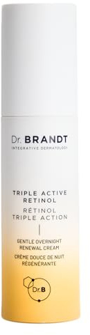 Dr. Brandt Bright This Way Triple Active Retinol - Gentle Overnight Renewal Cream - Reduces Wrinkles & Discolouration, Illuminates & Hydrates - 30 mL