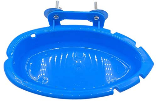 Kexpsogy Baignoire à suspendre pour oiseaux, perruches, calopsittes, inséparables, mangeoire pour gris