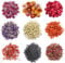 9 Packungen Arten Blüten Trockenblumen für Seife Getrocknete Kräuter und Blütenblätter Kräuter Kit Jasmin Lavendel Vergissmeinnicht Rose Lilie Rote Pflaumen...für Seifenherstellung Kerzenherstellung