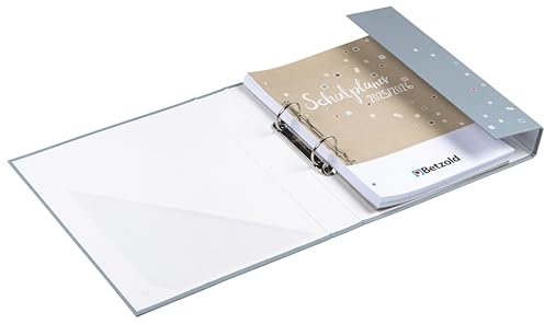 Betzold - Design-Schulplaner DIN A4 – Loseblattsammlung mit Ringordner, Jahresplaner