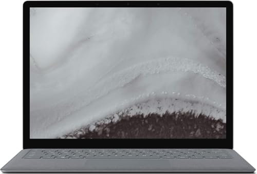 Microsoft Surface Laptop 2,13,5 pollici touchscreen (2256 x 1504), Intel Core i5-8350U, 8 GB RAM, SSD da 256 GB, tastiera americana, argento, Windows 10 Pro (ricondizionato)