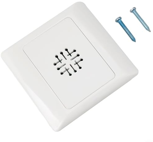 babominimer 220V Wired Electronic Doorbell with Loud 90dB Chime for Home Entry or Office, Wall Mounted ABS Housing, Long lasting Flame Retardant Material, Easy Installation,