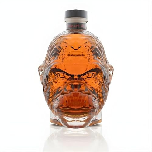 APE Premium Popcorn Vodka – 42% ABV – 70cl – Collectable Ape Head Bottle – Ideal for Gift– Distilled in England