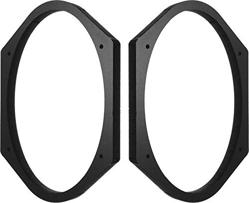 5x7 / 6x8 Speaker Spacers Depth Extender Extending Rings - 1/2 thick - 1 Pair - SSK68K - Stackable - Perfect For Framing Fiberglass Enclosures