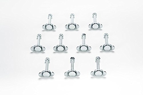 10x Schraubfitting M8 50 mm für Airlineschiene/Zurrschienen, Airlinebeschlag