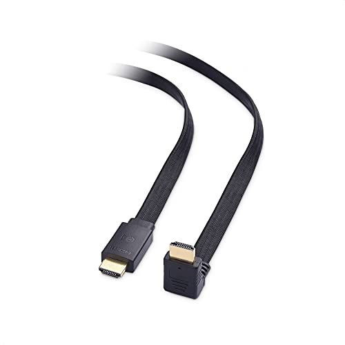 Cable Matters Cable HDMI Plano de 90 Grados 48 Gbps Ultra HD 8K 1,8 m con 8K a 60 Hz, 4K a 120 Hz y Soporte HDR para PS5, Xbox Series X/S, RTX3080/3090, RX 6800/6900, Apple TV y más (1,8 Metros)