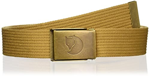Fjällräven Unisex Canvas Brass Belt 4 cm Belt, Buckwheat Brown, One Size