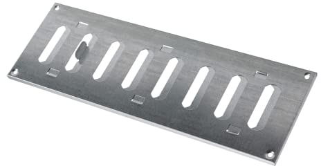 300x100mm Galvanizado Rejilla deslizante de chapa de acero galvanizado