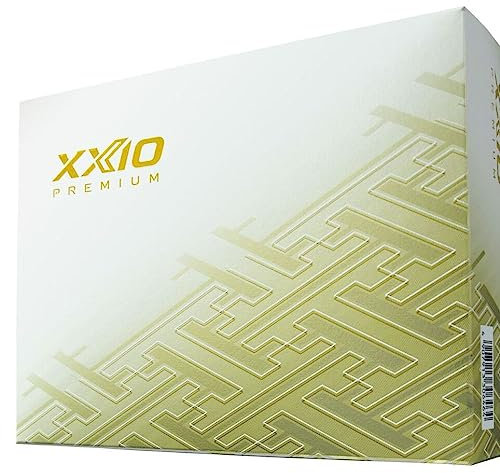 XXIO Box mit 12 Golfbällen Premium Gold