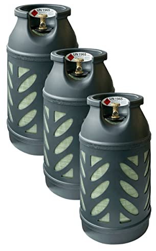 Bluecraft 3x Premium Eigentums Propan-Gasflasche 10 kg (leer)