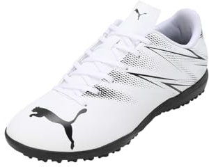PUMA Mens ATTACANTO Football Shoes, 24 Spring Summer Colors Puma White/Puma Black (05), 26.0 cm