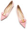 C.Paravano Frauen Flache Schuhe Spitzenschuhe Elegante Ballerinas Damen Schuhe (41,Rosa)