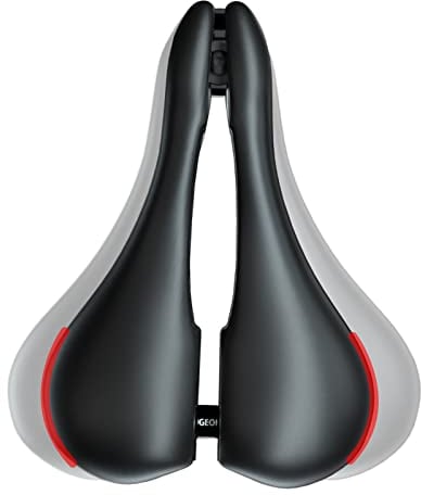 HUGEOAKS Fahrradsattel - Breite Einstellbar, Bequem für Herren, Prostata-Geeignet, für MTB, Rennrad, Stadtrad und Heimtrainer