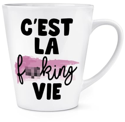 C'est La F*King Vie 12oz Latte Mug Cup