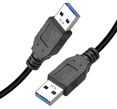 Mr.Gadget's Solutions USB 3.0 Cable, USB A Male to Male Cable Double End USB Cord, USB to USB Cable Compatible with Hard Drive Enclosures, DVD Player, Laptop Cooler