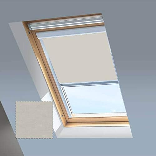 Roof Blinds for Keylite Roof Windows, Blackout Blind, Window Code P05 Stone | Our energy efficient thermal roof blinds are a perfect fit everytime