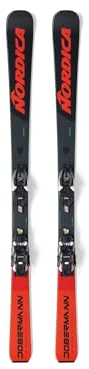 Nordica - Ski-Set Dobermann Combi Pro S + Bindungen J7.0 FDT, Schwarz, für Jungen – Größe 130 – Schwarz